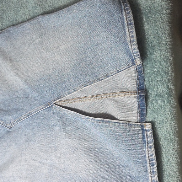 Lucky Brand Light Blue Denim Midi Skirt - Picture 6 of 6